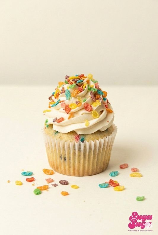 Fruity Pebbles Cupcake