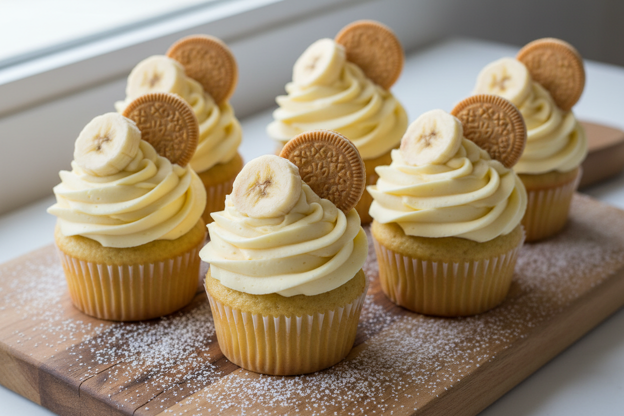Banana Pudding Cupcake