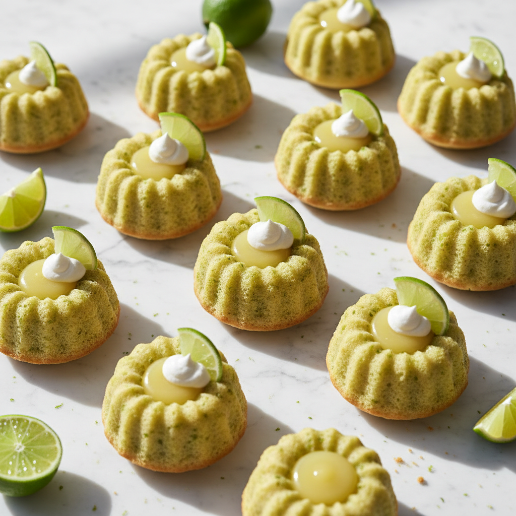 Key Lime Mini Bundt Cake