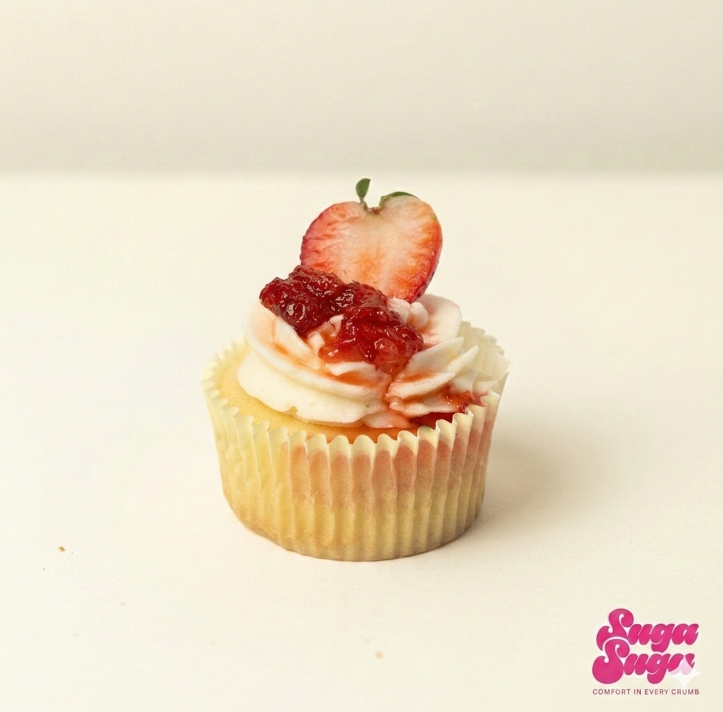 Strawberry Shortcake Cupcake
