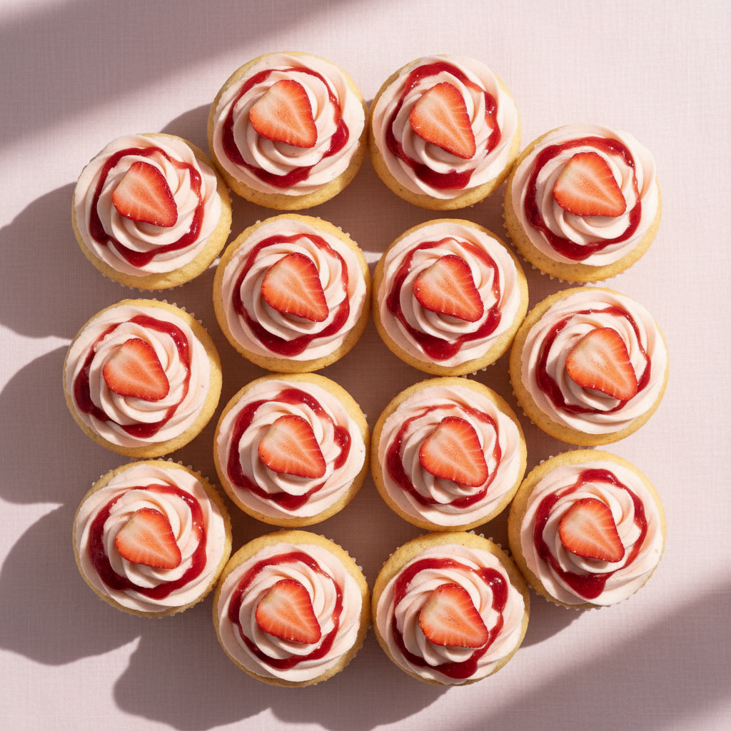 Strawberry Shortcake Cupcake