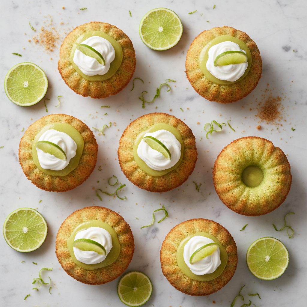 Key Lime Mini Bundt Cake